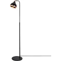 Opviq , Yldo - NT - 146, Lampadaire, noir, métal, 40 x 28 x 150 cm