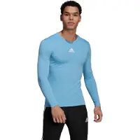 Adidas T-Shirt fonctionnel 'Team Base' bleu clair / blanc