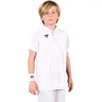 Tecnifibre Team Mesh Short Sleeve Polo Blanc 6-8 Years Garçon