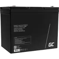 Green Cell Batterie AGM GEL 12V 80Ah sans entretien, pour bateau, photovoltaïque, caravane, tondeuse ...