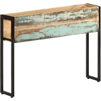 vidaXL Jardinière 90x20x68 cm Bois de récupération massif