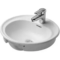 Duravit Vasque à encastrer MANUA m ÜL HLB d= 480mm 1 trou de robinet blanc (480 mm, 480 mm)