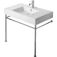 Duravit console métallique Vero pour 032985, réglable en hauteur, chromé, 0030711000