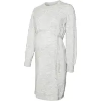 Mamalicious Robes en maille 'MLNew Anne' gris clair