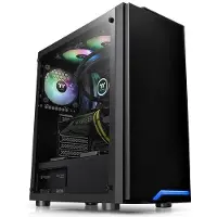Thermaltake CA-1L4-00M1WN-02 Geh H100 TG Midi Tower schwarz retail