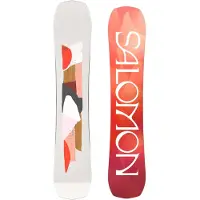 Salomon Rumble Fish Woman Snowboard Rouge 140 Femme