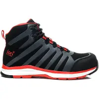 ELTEN Chaussure de sécurité jo_RAPID noir-rouge Mid ESD S3, Gr. 44 Jori 16021