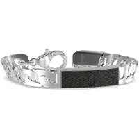 GUESS Juxb03224 Bracelet Argenté Homme