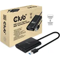 Club 3D CLUB3D CSV-1474 CLUB3D USB A vers HDMI 2.0 Dual Monitor 4K 60Hz