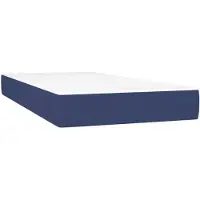 vidaXL Matelas à poches pour enfants, bleu, 80X160 Cm, tissu Lumarko