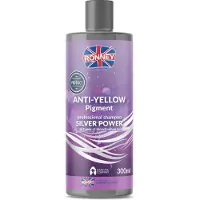 RONNEY Shampooing pour cheveux blonds décolorés et cheveux gris, 300ml
