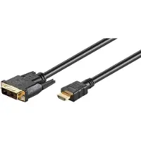 Microconnect - Câble adaptateur - DVI-D mâle pour HDMI mâle - 50 cm