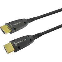 VivoLink Câble HDMI 4K à optique armée (30 m), Câble vidéo, Noir