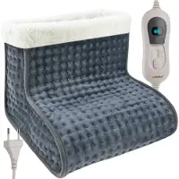 Ruhhy Chauffe-pieds électrique 100 W, gris