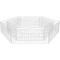 vidaXL Lit surélevé à gabion hexagonale 200x173x40 cm