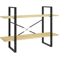 vidaXL Bibliothèque à 2 niveaux 100x30x70 cm Bois de pin massif