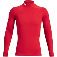 Under Armour Cg Armour Comp Mock Long Sleeve T-shirt Rouge M / Regular Homme