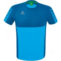 Erima T-Shirt fonctionnel bleu / bleu cyan / gris