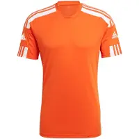 Adidas Squadra 21 Short Sleeve T-shirt Orange S Homme