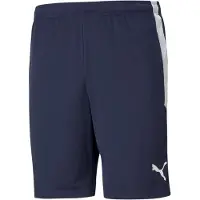 Puma Pantalon de sport 'TeamLiga' bleu foncé / blanc