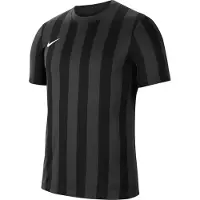 Nike Dri Fit Division 4 Striped Short Sleeve T-shirt Noir 8-9 Years Fille
