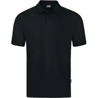 Jako Polo Uni Doubletex, Couleur:noir, Taille:S