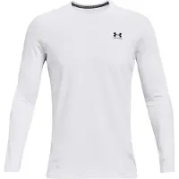 Under Armour Coldgear Armour Fitted Crew Long Sleeve T-shirt Blanc 2XL / Regular Homme