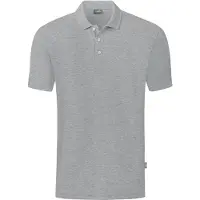 Jako Polo bio homme - Plaid gris clair