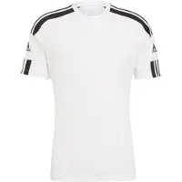 Adidas Squadra 21 Short Sleeve T-shirt Blanc L Homme