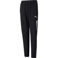 Puma Pantalon de sport noir / blanc