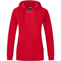 Jako Veste à capuche Organic Femme - Rouge