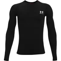 Under Armour T-Shirt Manches Longues HeatGear Armour Junior - Noir, Noir