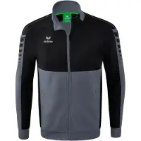 Erima Veste de travail Six Wings gris ardoise/noir - XXXL