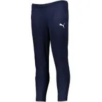 Puma Pantalon de sport 'TeamRise' bleu foncé / blanc