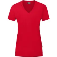 Jako T-shirt femme Organic, Couleur:rouge, Taille:48