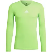 Adidas T-Shirt fonctionnel 'Team Base' vert fluo / blanc