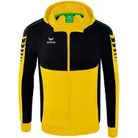 Erima Veste d'entraînement Six Wings avec capuche jaune/noir