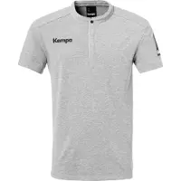 Kempa Status Short Sleeve Polo Gris 3XL Homme
