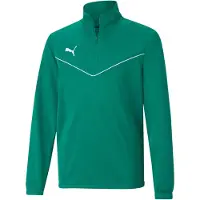 Puma Hommes, Pull-over, teamRISE 1/4 Zip Top Jr-657395, Vert, (164)
