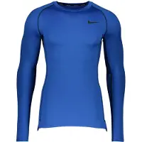 Nike T-Shirt fonctionnel 'Pro' bleu / noir