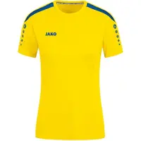 Jako T-shirt fonctionnel 'Power' bleu foncé / jaune