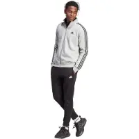 Adidas Basic 3 Stripes Fleece Tracksuit Gris XL / Regular Homme