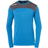 Kempa T-Shirt 'Emotion' bleu / bleu ciel / gris / blanc