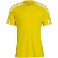 Adidas Squadra 21 Short Sleeve T-shirt Jaune L Homme
