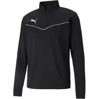 Puma Sweat de sport 'TeamRise' noir / blanc