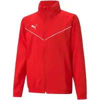 Puma Veste de sport 'TeamRise' rouge / blanc