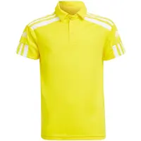 Adidas Squadra 21 Short Sleeve Polo Jaune 7-8 Years Enfants
