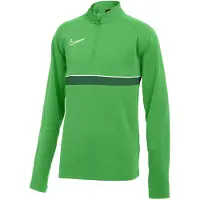 Nike Sweat de sport 'Academy 21' citron vert / vert foncé / blanc