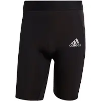 Adidas Tech-fit Short Leggings Noir S / Regular Homme