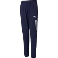 Puma Pantalon de sport 'TeamLIGA Pro' bleu foncé / blanc
